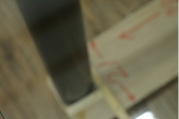 中古　美品　Cassina(カッシーナ)　LC6　スタイリッシュなガラストップのダイニングテーブル　定価約110万円　(R-086414)