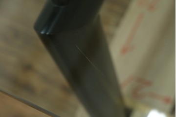 中古　美品　Cassina(カッシーナ)　LC6　スタイリッシュなガラストップのダイニングテーブル　定価約110万円　(R-086414)