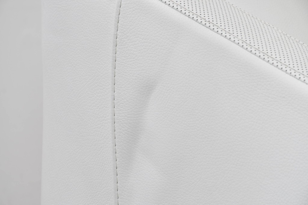 中古　KELVIN GIORMANI(ケルビン・ジョルマーニ)　本革　流れるような曲線が美しいカーブソファ　定価約38万円　(R-086415)