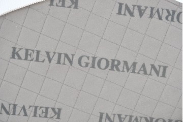 中古　KELVIN GIORMANI(ケルビン・ジョルマーニ)　本革　流れるような曲線が美しいカーブソファ　定価約38万円　(R-086415)