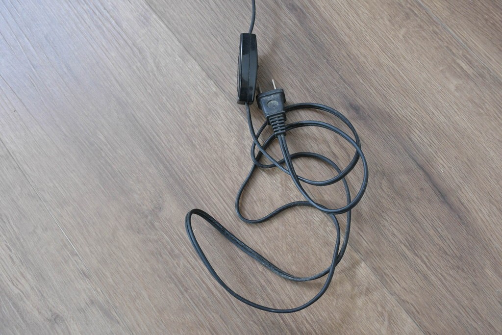 中古　葡萄モチーフのステンドグラスが美しいハンギングフロアスタンド　定価約18万円　(R-086420)