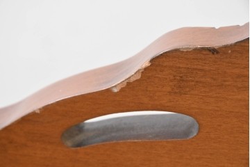 中古　ヨーロッパ高級輸入品　希少デザインの生地を使用したセティ　定価約32万円　(R-086423)