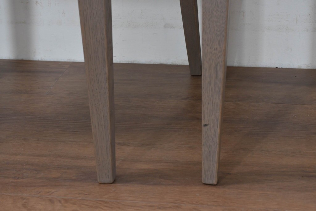 中古　arflex(アルフレックス)　TINA 10(ティナ)　白革テープを編み込んだアームレスチェア4脚セット　定価(4脚合計)約85万3千円　(R-086424)