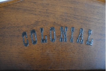 中古　美品　カリモク家具(karimoku)　コロニアルシリーズ　CC1834NK　回転式アームチェア4脚セット　定価(4脚合計)約26万円　(R-086426)