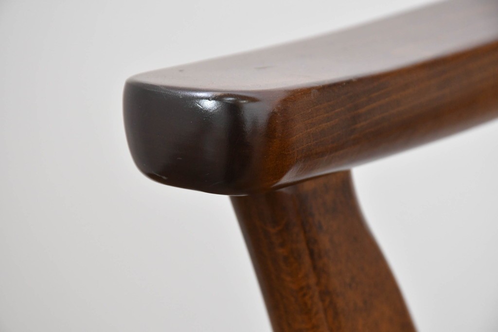 中古　美品　カリモク家具(karimoku)　コロニアルシリーズ　CC1834NK　回転式アームチェア4脚セット　定価(4脚合計)約26万円　(R-086426)