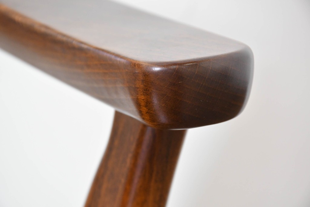 中古　美品　カリモク家具(karimoku)　コロニアルシリーズ　CC1834NK　回転式アームチェア4脚セット　定価(4脚合計)約26万円　(R-086426)