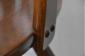 中古　美品　カリモク家具(karimoku)　コロニアルシリーズ　CC1834NK　回転式アームチェア4脚セット　定価(4脚合計)約26万円　(R-086426)