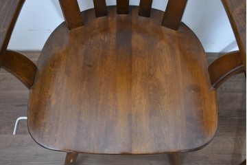 中古　美品　カリモク家具(karimoku)　コロニアルシリーズ　CC1834NK　回転式アームチェア4脚セット　定価(4脚合計)約26万円　(R-086426)