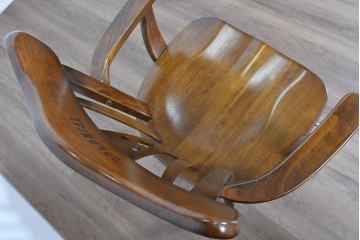 中古　美品　カリモク家具(karimoku)　コロニアルシリーズ　CC1834NK　回転式アームチェア4脚セット　定価(4脚合計)約26万円　(R-086426)