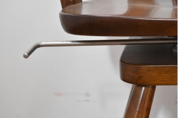 中古　美品　カリモク家具(karimoku)　コロニアルシリーズ　CC1834NK　回転式アームチェア4脚セット　定価(4脚合計)約26万円　(R-086426)