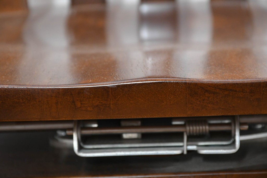 中古　美品　カリモク家具(karimoku)　コロニアルシリーズ　CC1834NK　回転式アームチェア4脚セット　定価(4脚合計)約26万円　(R-086426)