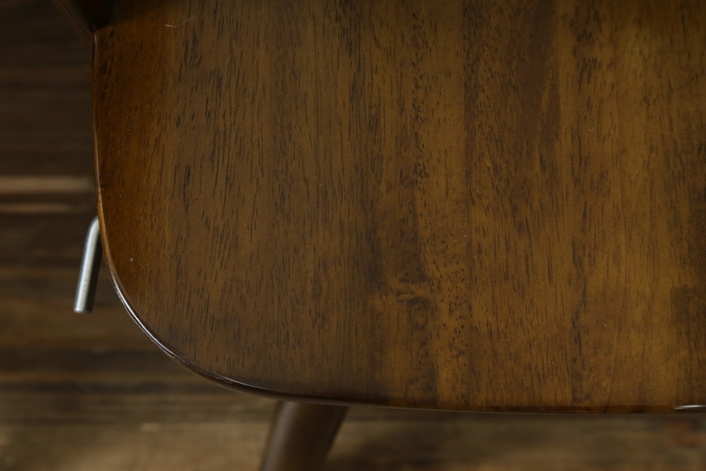 中古　美品　カリモク家具(karimoku)　コロニアルシリーズ　CC1834NK　回転式アームチェア2脚セット　定価(2脚合計)約13万円　(R-086426)