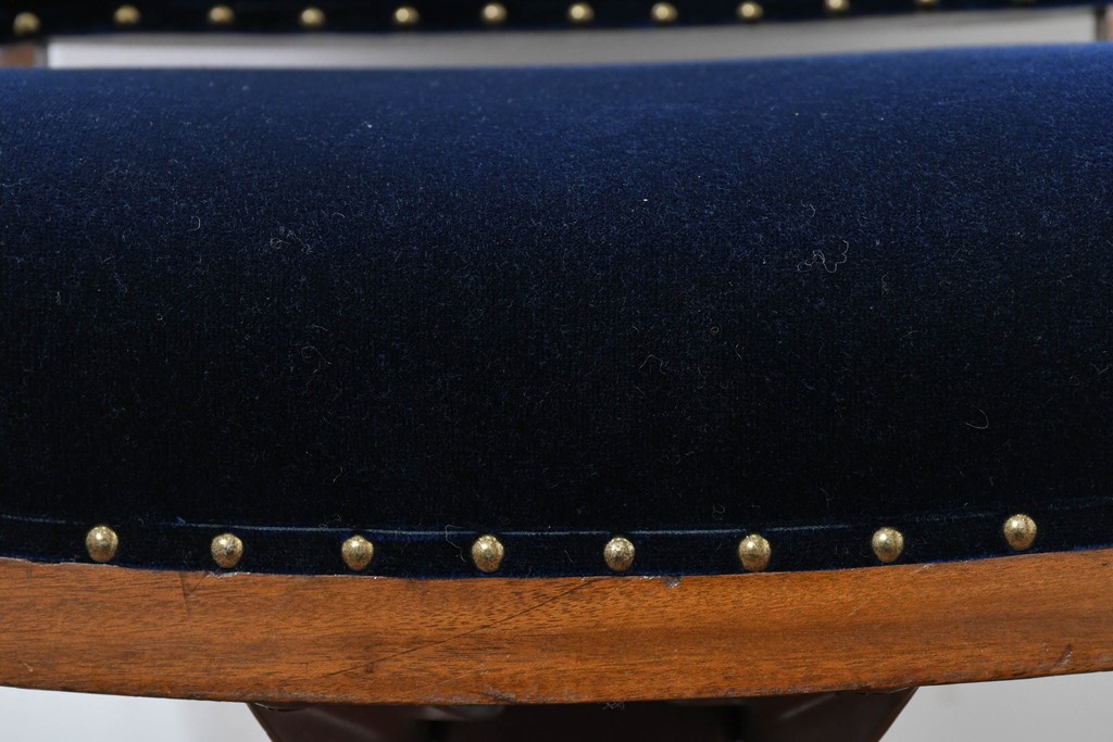 イギリスアンティーク　ゆったりと座れるキャスター付きの回転チェア　(R-086427)