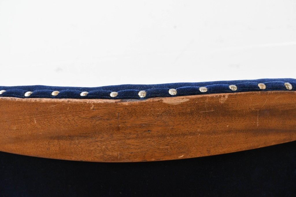 イギリスアンティーク　ゆったりと座れるキャスター付きの回転チェア　(R-086427)