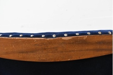 イギリスアンティーク　ゆったりと座れるキャスター付きの回転チェア　(R-086427)