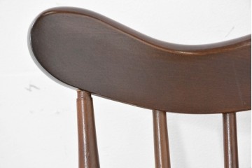 和製ヴィンテージ　希少な廃番品　柏木工(KASHIWA)　美しい曲線が魅力のロッキングチェア　(R-086428)