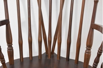 和製ヴィンテージ　希少な廃番品　柏木工(KASHIWA)　美しい曲線が魅力のロッキングチェア　(R-086428)