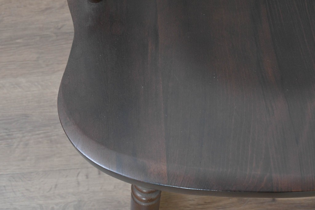 和製ヴィンテージ　希少な廃番品　柏木工(KASHIWA)　美しい曲線が魅力のロッキングチェア　(R-086428)