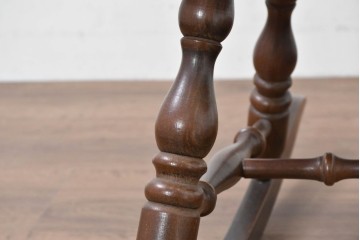 和製ヴィンテージ　希少な廃番品　柏木工(KASHIWA)　美しい曲線が魅力のロッキングチェア　(R-086428)