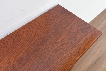 中古　欅(ケヤキ)材　小振りなサイズが取り入れやすい茶棚　(R-086431)