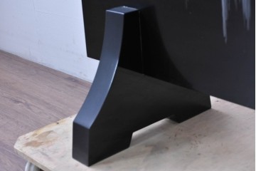 中古　在銘　輪島塗　蒔絵で鯉の滝登りを描いた衝立て　定価約150万円　(R-086435)