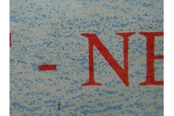 真作　1967年　ベルナール・ビュッフェ(Bernard Buffet)　「ニューヨーク」　都市景観を描いたリトグラフポスター　(R-086436)