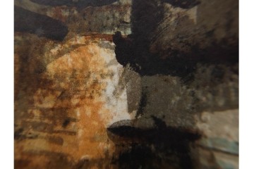 真作　サイン入り　荻須高徳　「クーバン(クーヴァン)」　153/185　修道院を描いたリトグラフ　外箱付き　(R-086442)