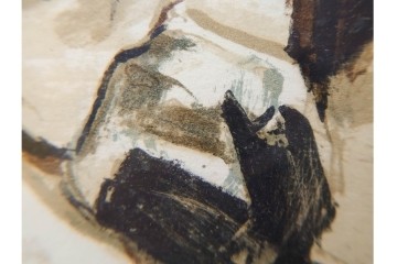 真作　サイン入り　荻須高徳　「雪景色」　EA版　冬の静けさが伝わってくるリトグラフ　外箱付き　(R-086444)