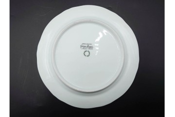 フランス　LIMOGES(リモージュ)　Georges Boyer(ジョルジュ・ボワイエ)　ピンクの花模様が可憐なトリオ5客セット　(R-086445)