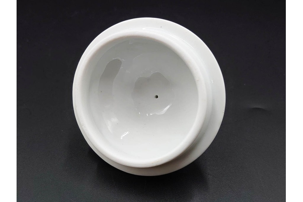 イタリア　Richard Ginori(リチャードジノリ)　イタリアンフルーツ　サックスフラワー　インペロカメリア　カップ&ソーサー・クリーマー・シュガーポット・スプーンレストの洋食器6点セット　(R-086448)