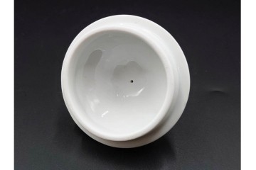 イタリア　Richard Ginori(リチャードジノリ)　イタリアンフルーツ　サックスフラワー　インペロカメリア　カップ&ソーサー・クリーマー・シュガーポット・スプーンレストの洋食器6点セット　(R-086448)