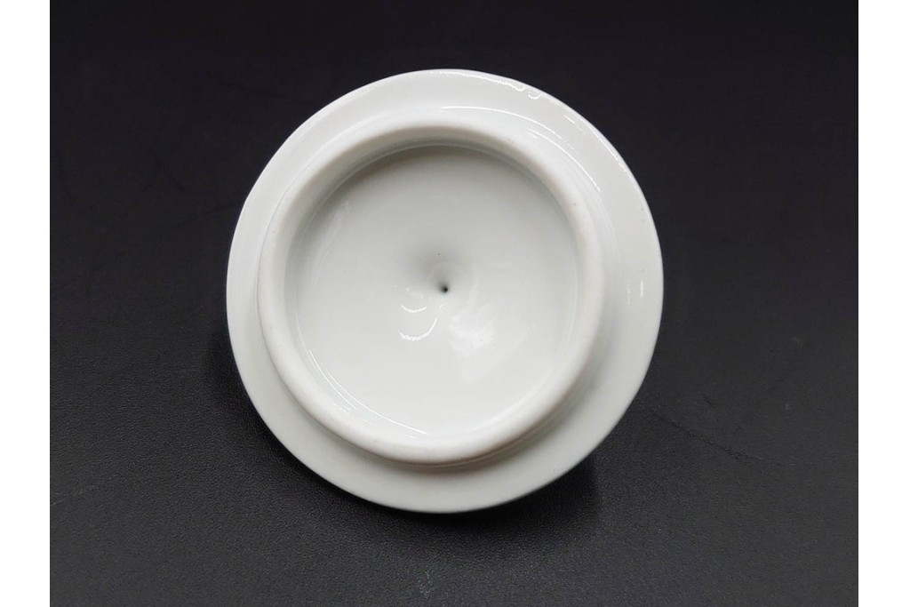 イタリア　Richard Ginori(リチャードジノリ)　イタリアンフルーツ　サックスフラワー　インペロカメリア　カップ&ソーサー・クリーマー・シュガーポット・スプーンレストの洋食器6点セット　(R-086448)