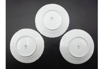 イタリア　Richard Ginori(リチャードジノリ)　サックスフラワー　カップ&ソーサー・プレートのトリオ4客セット　(R-086449)