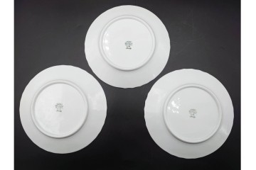 イタリア　Richard Ginori(リチャードジノリ)　サックスフラワー　カップ&ソーサー・プレートのトリオ4客セット　(R-086449)