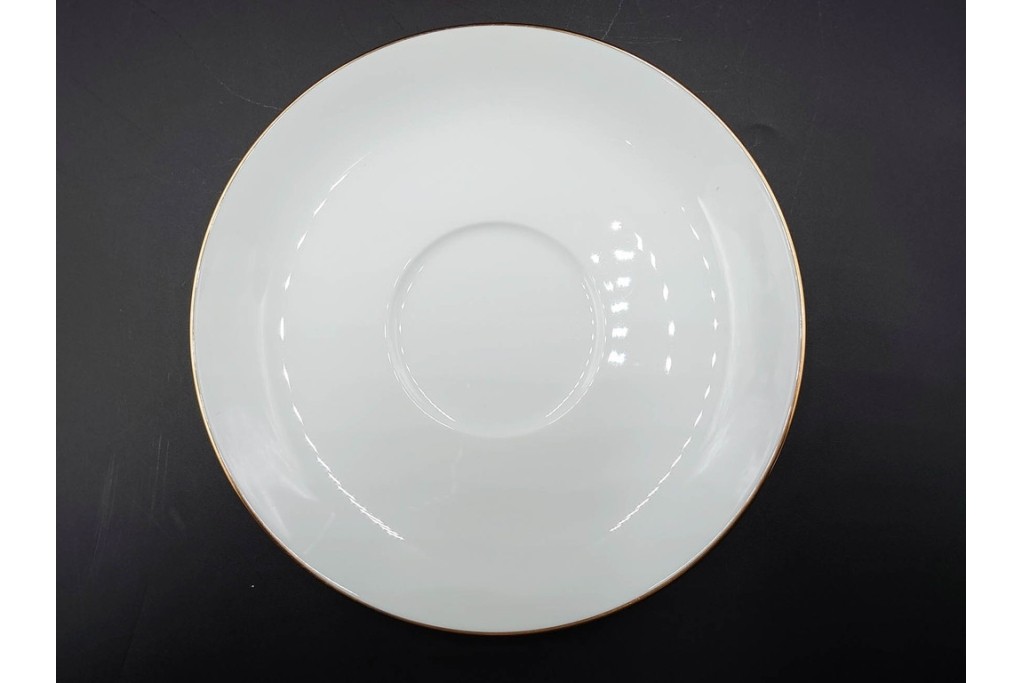 大倉陶園(OKURA/OAC)　色蒔き(ピンク)　ゴールドライン(リムシェープ)　カップ&ソーサー4客セット　(R-086450)