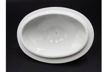 イタリア　Richard Ginori(リチャードジノリ)　ペルージャ(ベッキオフルーツ)　果物模様が愛らしいティーポット・シュガーポット・クリーマーセット　(R-086451)