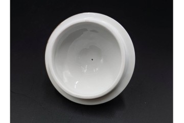 イタリア　Richard Ginori(リチャードジノリ)　ペルージャ(ベッキオフルーツ)　果物模様が愛らしいティーポット・シュガーポット・クリーマーセット　(R-086451)