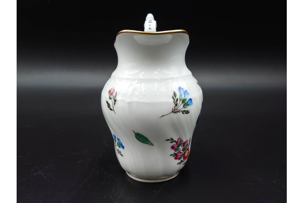 イタリア　Richard Ginori(リチャードジノリ)　ペルージャ(ベッキオフルーツ)　果物模様が愛らしいティーポット・シュガーポット・クリーマーセット　(R-086451)