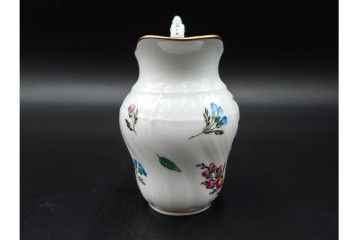 イタリア　Richard Ginori(リチャードジノリ)　ペルージャ(ベッキオフルーツ)　果物模様が愛らしいティーポット・シュガーポット・クリーマーセット　(R-086451)