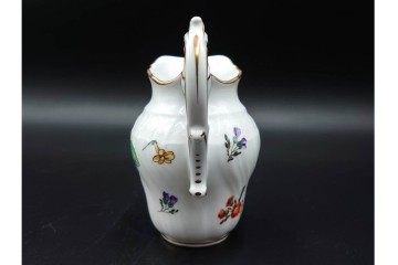 イタリア　Richard Ginori(リチャードジノリ)　ペルージャ(ベッキオフルーツ)　果物模様が愛らしいティーポット・シュガーポット・クリーマーセット　(R-086451)