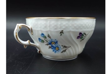 イタリア　Richard Ginori(リチャードジノリ)　ペルージャ(ベッキオフルーツ)　果物模様が愛らしいトリオ4客セット　(R-086452)