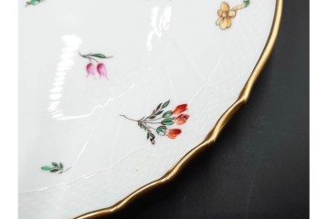 イタリア　Richard Ginori(リチャードジノリ)　ペルージャ(ベッキオフルーツ)　果物模様が愛らしいトリオ4客セット　(R-086452)