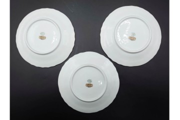 イタリア　Richard Ginori(リチャードジノリ)　ペルージャ(ベッキオフルーツ)　果物模様が愛らしいトリオ4客セット　(R-086452)