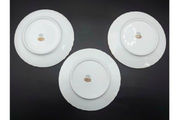 イタリア　Richard Ginori(リチャードジノリ)　ペルージャ(ベッキオフルーツ)　果物模様が愛らしいトリオ4客セット　(R-086452)