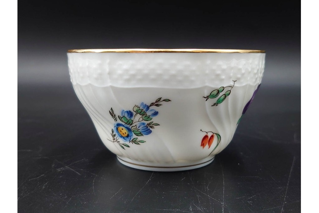 イタリア　Richard Ginori(リチャードジノリ)　ペルージャ(ベッキオフルーツ)　果物模様が愛らしいトリオ4客セット　(R-086453)