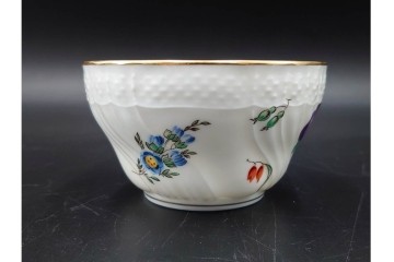 イタリア　Richard Ginori(リチャードジノリ)　ペルージャ(ベッキオフルーツ)　果物模様が愛らしいトリオ4客セット　(R-086453)