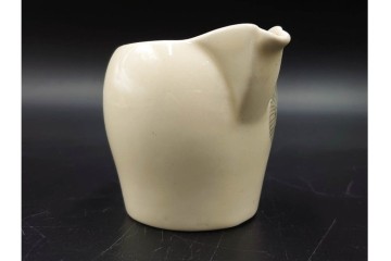 イギリスヴィンテージ　Susie Cooper(スージークーパー)　グレイリーフ　ティーポット・クリーマー・カップ&ソーサー2客・プレート・ミニボウルの洋食器6点セット　(R-086455)