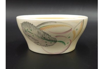 イギリスヴィンテージ　Susie Cooper(スージークーパー)　グレイリーフ　ティーポット・クリーマー・カップ&ソーサー2客・プレート・ミニボウルの洋食器6点セット　(R-086455)