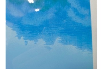 真作　東山魁夷　EA版　「緑映」　透明感ある色彩が魅力のセリグラフ(シルクスクリーン)　外箱付き　(R-086457)