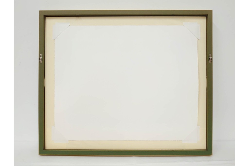 真作　東山魁夷　EA版　「緑映」　透明感ある色彩が魅力のセリグラフ(シルクスクリーン)　外箱付き　(R-086457)